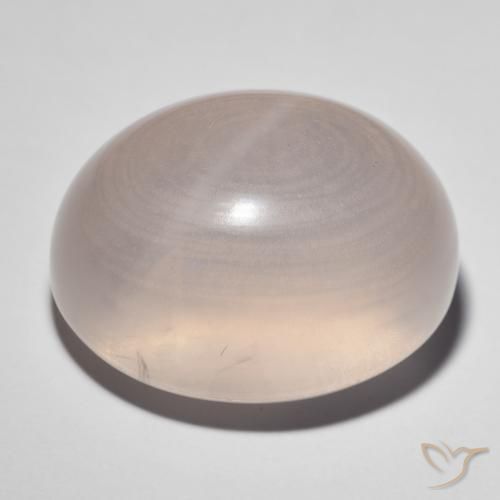 Star Rose Quartz Gemstone in 22 x 16.9 mm Size for Sale, Star Rose Quartz Stone in Medium Pink Color