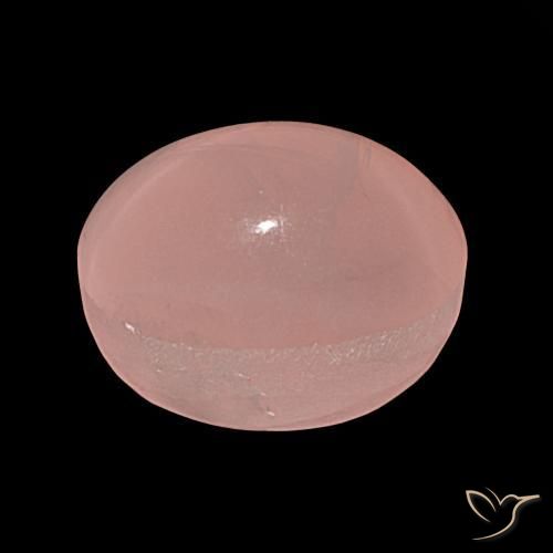 Star Rose Quartz Gemstone in 20 x 15 mm (calibrated) Size for Sale, Star Rose Quartz Stone in Rose Pink Color