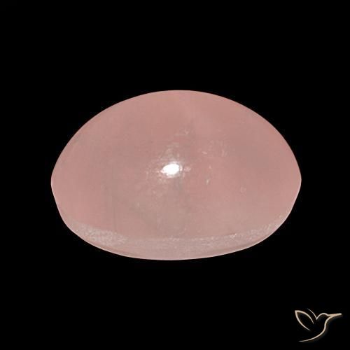 Star Rose Quartz Gemstone in 23.3 x 17.7 mm Size for Sale, Star Rose Quartz Stone in Rose Pink Color