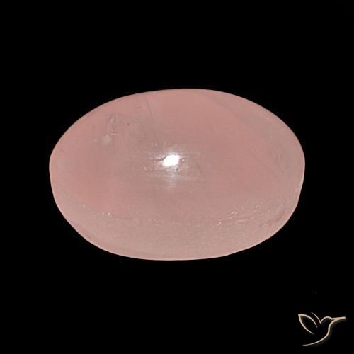 Star Rose Quartz Gemstone in 23 x 16.2 mm Size for Sale, Star Rose Quartz Stone in Rose Pink Color