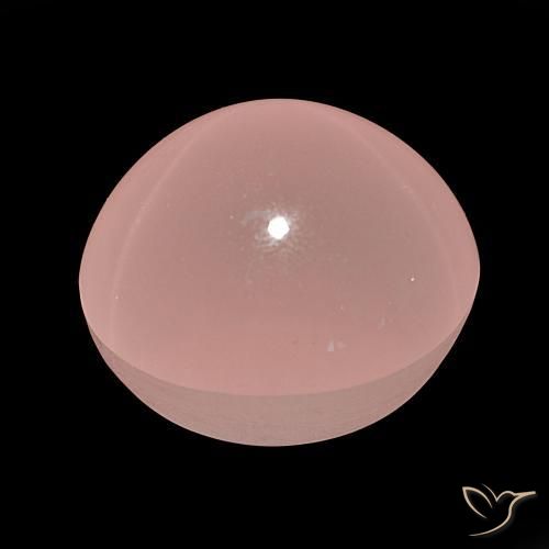 Star Rose Quartz Gemstone in 30.1 x 26.5 mm Size for Sale, Star Rose Quartz Stone in Blush Pink Color