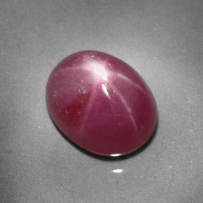 2.20 ct Red Star Ruby Gemstone, Star Ruby Gem in Oval Cabochon Shape for Sale.