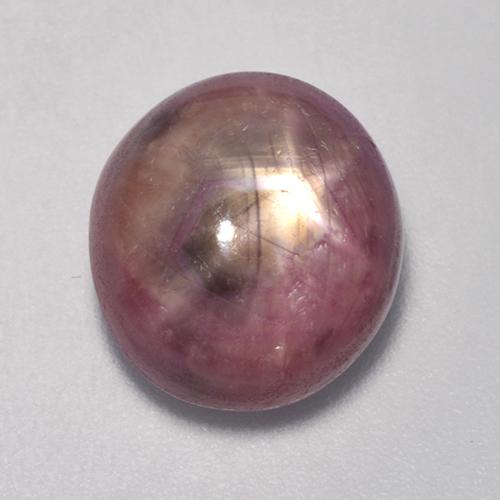 9.74 ct Purple Star Ruby Stone, Natural Star Ruby in Oval Cabochon Shape for Sale