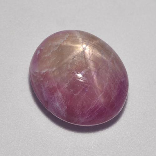 8.91 ct Purple Star Ruby Stone, Natural Star Ruby in Oval Cabochon Shape for Sale