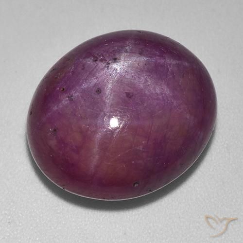 19.19 ct Oval Star Ruby, 16.8 x 14.5 mm From Madagascar, Photo A