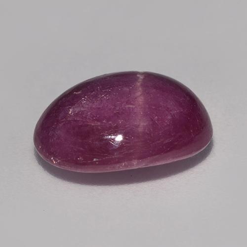Star Ruby Gemstone in 12.6 x 10.4 mm Size for Sale, Star Ruby Stone in Deep Purple Color