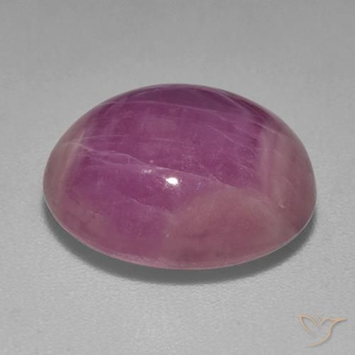 Star Ruby Gemstone in 12.2 x 10.7 mm Size for Sale, Star Ruby Stone in Deep Sangria Color