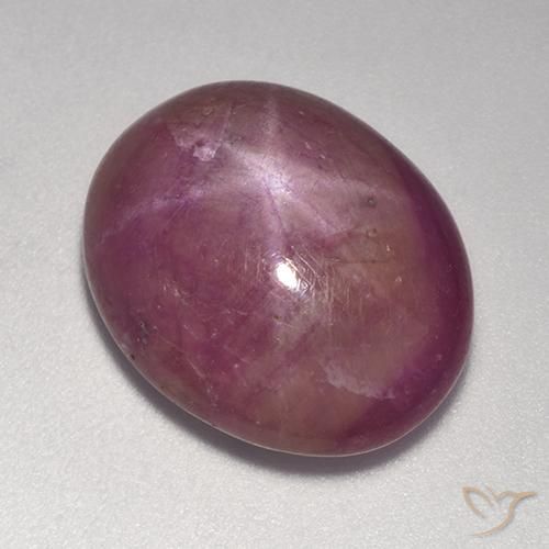 15 ct Oval Star Ruby, 16.2 x 13.4 mm From Madagascar, Photo A