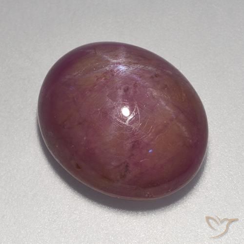 14.20ct Natural Grayish Magenta Star Ruby, Oval, Opaque