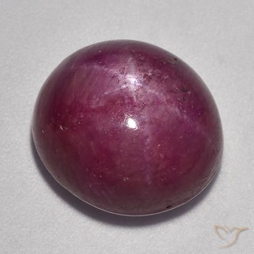 16.58ct Natural Raspberry Red Star Ruby, Oval, Opaque
