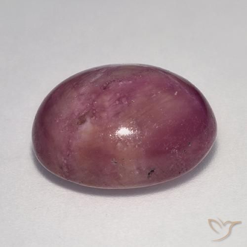 Star Ruby Gemstone in 14.6 x 12 mm Size for Sale, Star Ruby Stone in Medium Purple Color