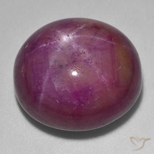 36.03 ct Oval Star Ruby, 18.5 x 16.9 mm From Madagascar, Photo A
