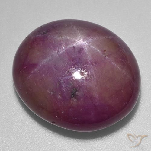 29.22 ct Oval Star Ruby, 19 x 16.4 mm From Madagascar, Photo A