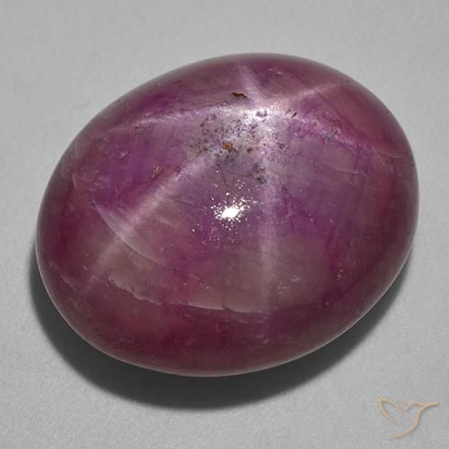 33.2 ct Oval Star Ruby, 20.4 x 17.2 mm From Madagascar, Photo A