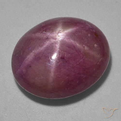 13.87 ct Oval Star Ruby, 15.4 x 12.9 mm From Madagascar, Photo A