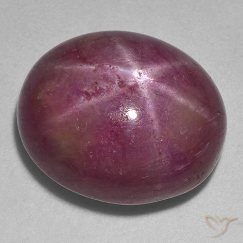 27.24 ct Oval Star Ruby, 18.2 x 15.4 mm From Madagascar, Photo A