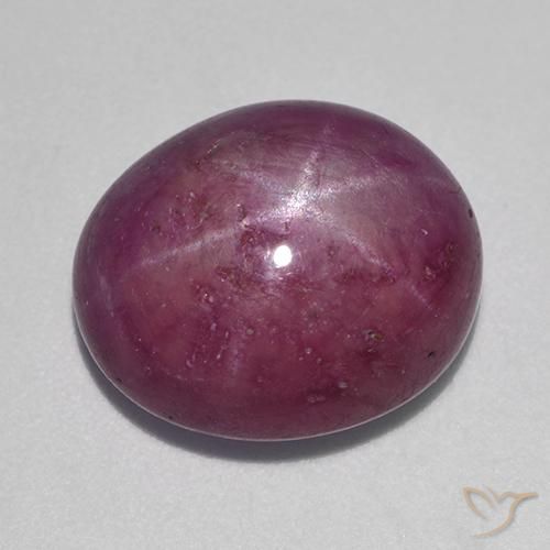 12.54 ct Oval Star Ruby, 14.2 x 12 mm From Madagascar, Photo A