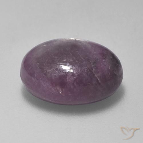 Star Ruby Gemstone in 11 x 9 mm (calibrated) Size for Sale, Star Ruby Stone in Light Purple Color