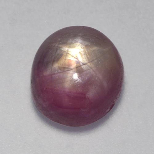 4.15 ct Purple Star Ruby Gemstone, Star Ruby Gem in Oval Cabochon Shape for Sale.