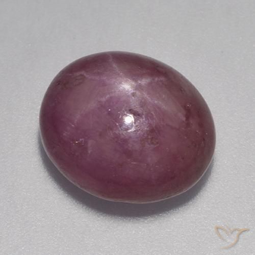 9.23 ct Red Star Ruby Stone, Natural Star Ruby in Oval Cabochon Shape for Sale