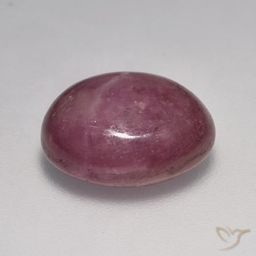 Star Ruby Gemstone in 12.5 x 10.9 mm Size for Sale, Star Ruby Stone in Medium Red Color