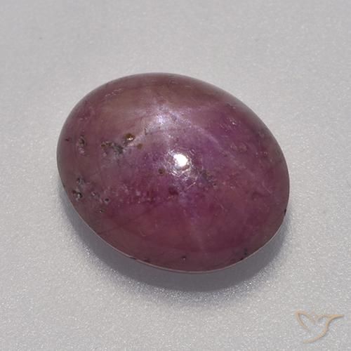 6.06 ct Oval Star Ruby, 11.7 x 9.5 mm From Madagascar, Photo A