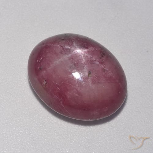 7.78 ct Oval Star Ruby, 12.7 x 10.1 mm From Madagascar, Photo A