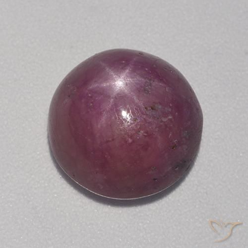 6.44 ct Round Star Ruby, 10.3 mm From Madagascar, Photo A