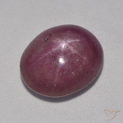 10.86 ct Oval Star Ruby, 13.6 x 11.3 mm From Madagascar, Photo A