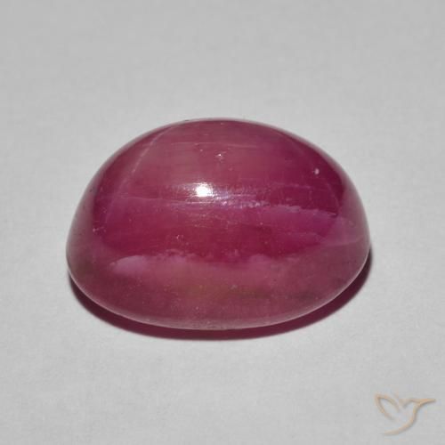 Star Ruby Gemstone in 13 x 9 mm (calibrated) Size for Sale, Star Ruby Stone in Pinkish Red Color