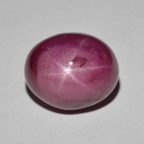 Deep Red Star Ruby Gem - 10.5ct Oval Cabochon (ID: 618093)