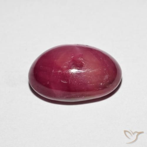 Star Ruby Gemstone in 11.8 x 8.9 mm Size for Sale, Star Ruby Stone in Deep Red Color