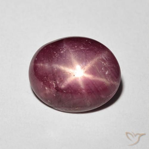 3.91 ct Oval Star Ruby, 10.3 x 8.4 mm From Madagascar, Photo A