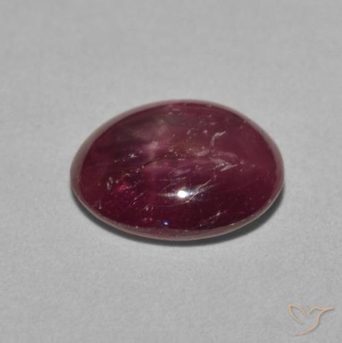 Star Ruby Gemstone in 10.1 x 9 mm Size for Sale, Star Ruby Stone in Medium Purple Color