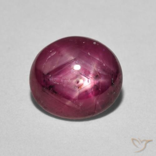 3.05ct Natural Deep Red Star Ruby, Oval, Opaque