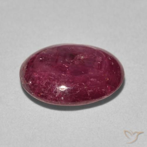 Star Ruby Gemstone in 10.2 x 9 mm Size for Sale, Star Ruby Stone in Medium Red Color