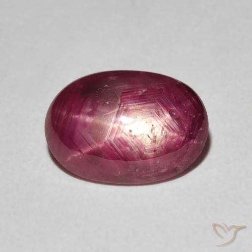 3.19ct Natural Deep Red Star Ruby, Oval, Opaque