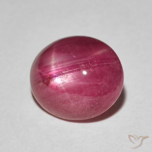 3.66 ct Red Star Ruby Stone, Natural Star Ruby in Oval Cabochon Shape for Sale