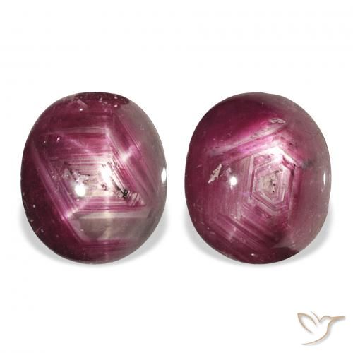 7.40ctw Natural Magenta-Pink Star Ruby, Oval, Opaque