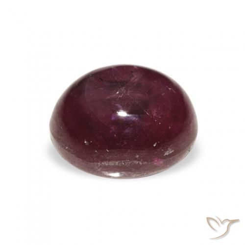 Star Ruby Gemstone in 8.2 x 6.6 mm Size for Sale, Star Ruby Stone in Medium Purple Color