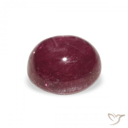 Star Ruby Gemstone in 7.6 x 7 mm Size for Sale, Star Ruby Stone in Pinkish Purple Color