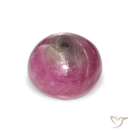 Star Ruby Gemstone in 9 mm (calibrated) Size for Sale, Star Ruby Stone in Magenta Color