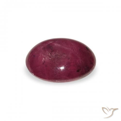 Star Ruby Gemstone in 8.9 x 7.7 mm Size for Sale, Star Ruby Stone in Medium Light-Purple Color