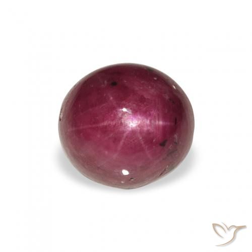 3.15ct Natural Magenta-Pink Star Ruby, Oval, Opaque