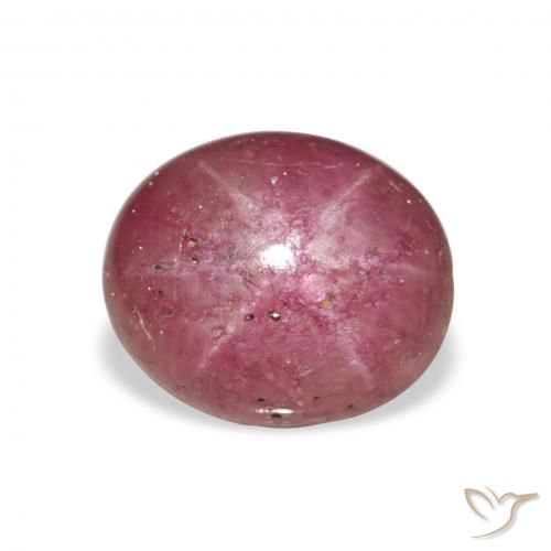 6.23ct Natural Magenta Star Ruby, Oval, Opaque
