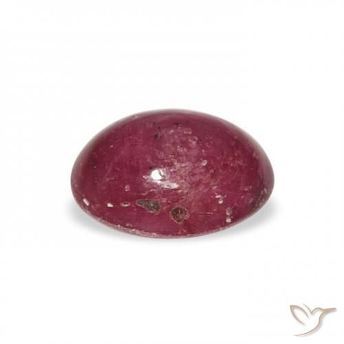 Star Ruby Gemstone in 10 x 8 mm (calibrated) Size for Sale, Star Ruby Stone in Pink Berry Purple Color