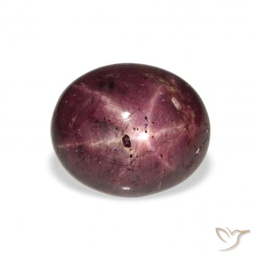 9.90ct Natural Reddish Purple Star Ruby, Oval, Opaque