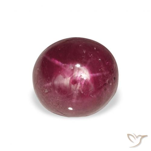 4.52ct Natural Deep Magenta Star Ruby, Oval, Opaque