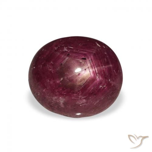 3.62ct Natural Deep Red Star Ruby, Oval, Opaque