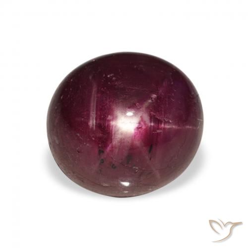 5.04ct Natural Deep Red Star Ruby, Oval, Opaque